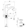 Смеситель для раковины Lemark Nubira LM6206ORB Смеситель для раковины Lemark Nubira LM6206ORB