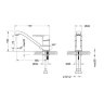 Смеситель для раковины Lemark Point LM0307C Смеситель для раковины Lemark Point LM0307C