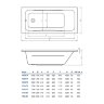 Ванна акриловая Koller Pool Edge 160х750 Прямоугольная, белая Ванна акриловая Koller Pool Edge 160х750 Прямоугольная, белая
