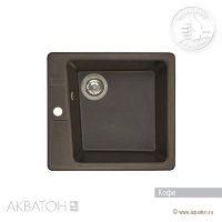 Мойка кухонная АКВАТОН Парма, кофе Мойка кухонная АКВАТОН Парма, кофе