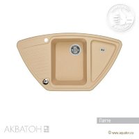 Мойка кухонная АКВАТОН Лория, латте