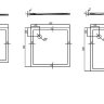 Душевой поддон АКВАТОН Калифорния 90x90 см квадрат