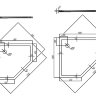 Душевой поддон АКВАТОН Калифорния 90x90 см пятиугольник